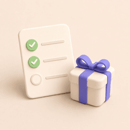 Illustration of an onboarding checklist with completed tasks