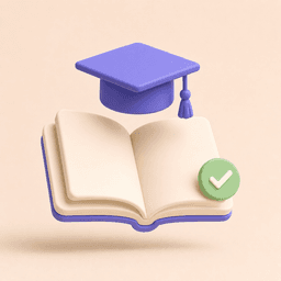 Illustration of online training modules with progress badges